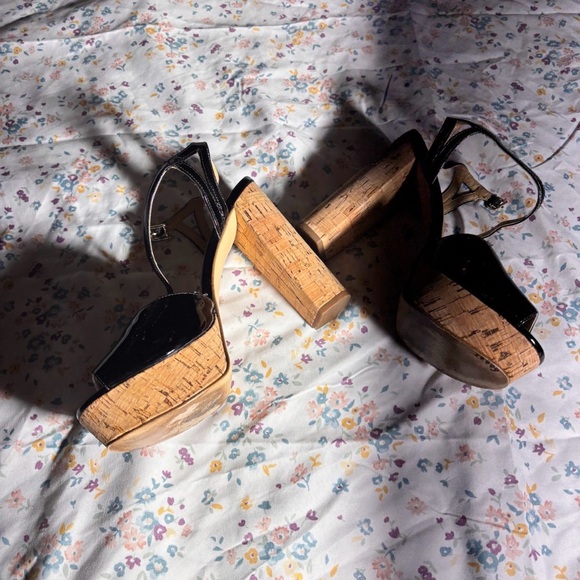 Michael Kors Black Patent Heels - Picture 3 of 4